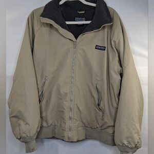 Lands' End Men's Khaki Windbreaker Jacket Size M (38-40)